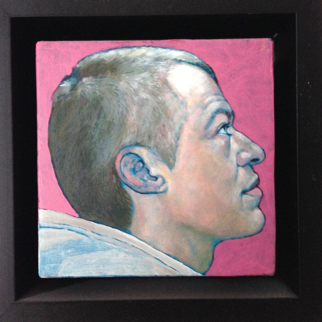 Emmanuel, portrait à l'huile par Jonny White