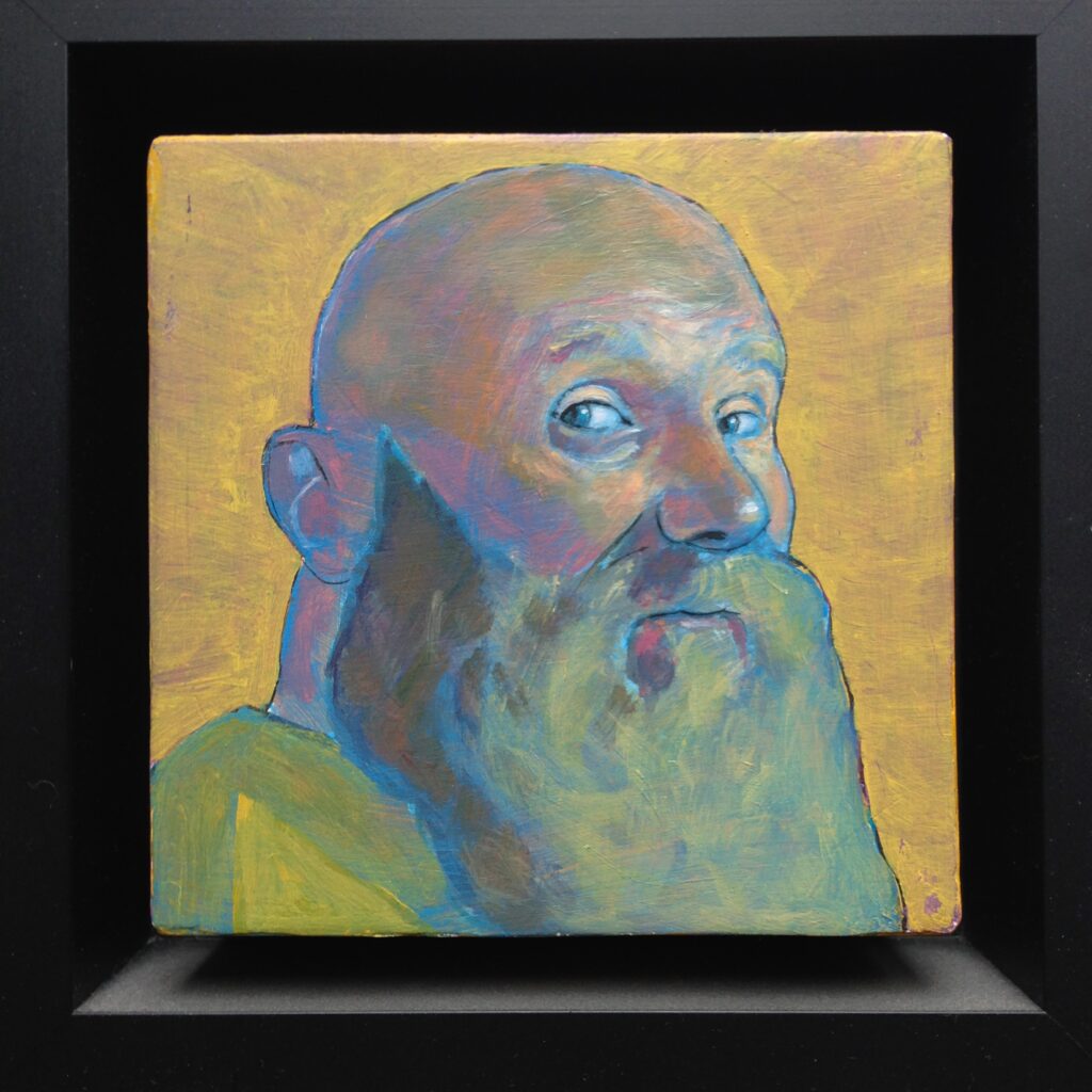 Zig, portrait à l'huile par Jonny White
