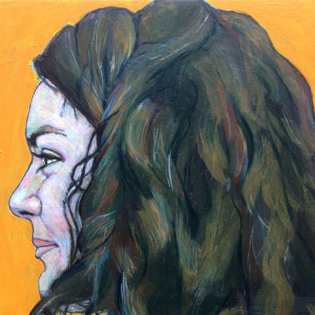 Julie, portrait à l'huile par Jonny White